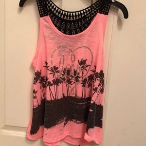Pink and black shirt
